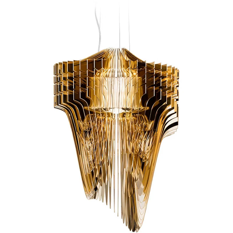 Aria Ljuskrona 90 cm, Guld