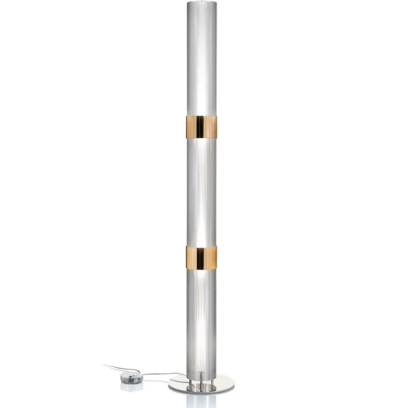 Slamp La Lollo Golvlampa Guld - Golvlampor Cristalflex® Guld - LALFM00PRG00000000EU