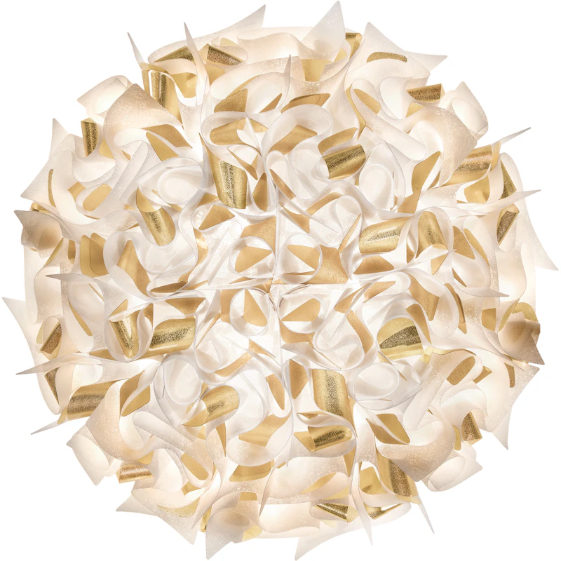 Veli Aurea Vägg-/Taklampa Vit / Guld, 78 cm