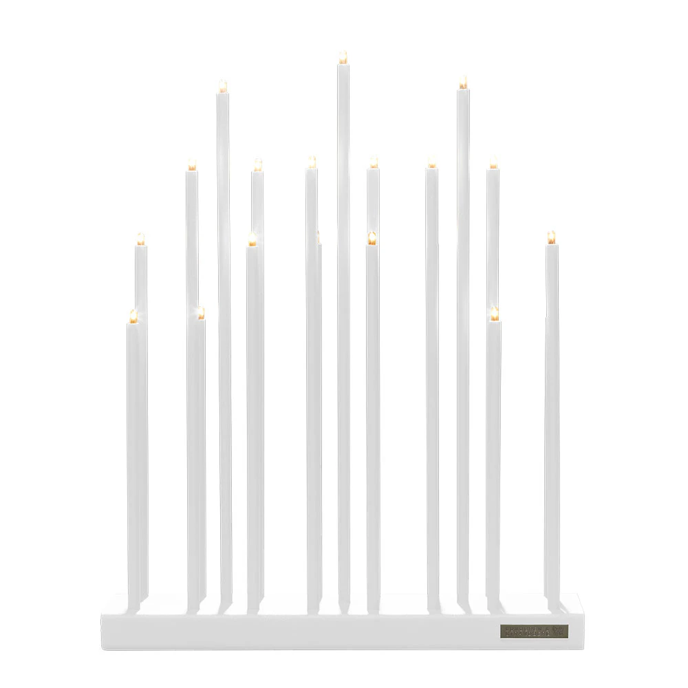 Smak Design Elflugan Adventsljusstake Vit - Adventsljusstakar Metall Vit - 2025020-5007
