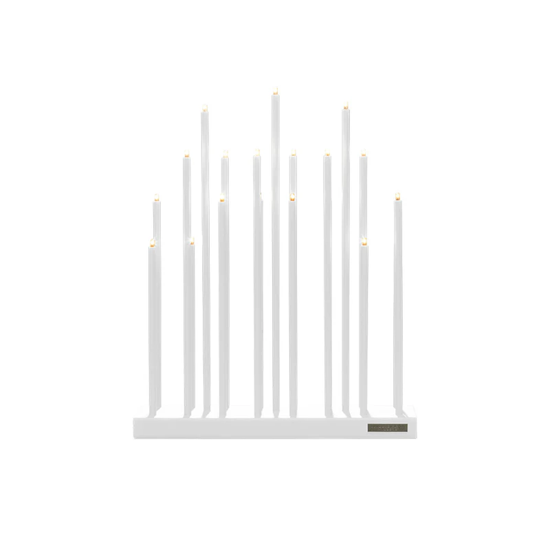 Elflugan Original Adventsljusstake, Vit