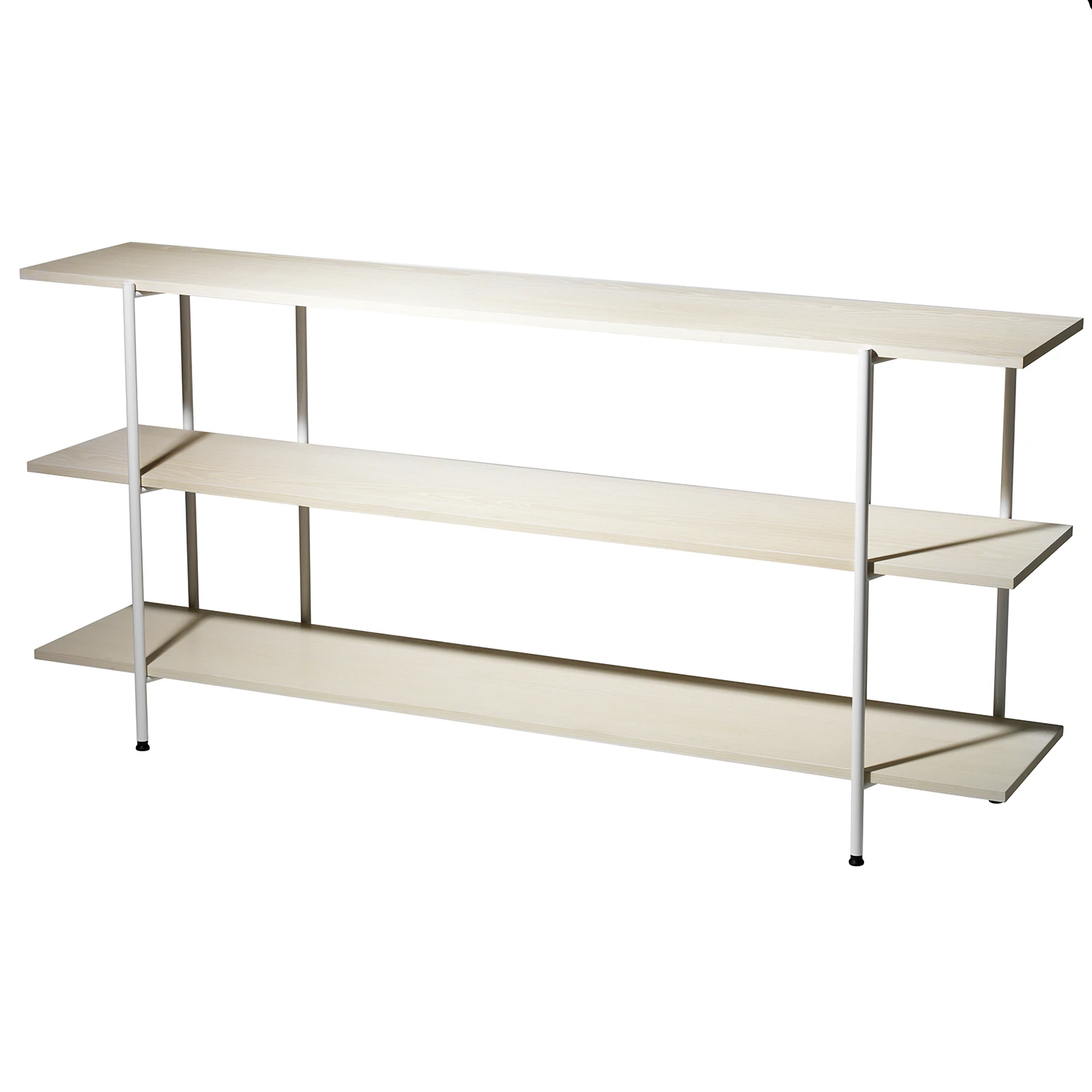 Smd Design Lilly Bokhylla 180 Cm Vit/askfan&eacute;r - F&ouml;rvaring & Hyllor Mdf Vit - 25321015