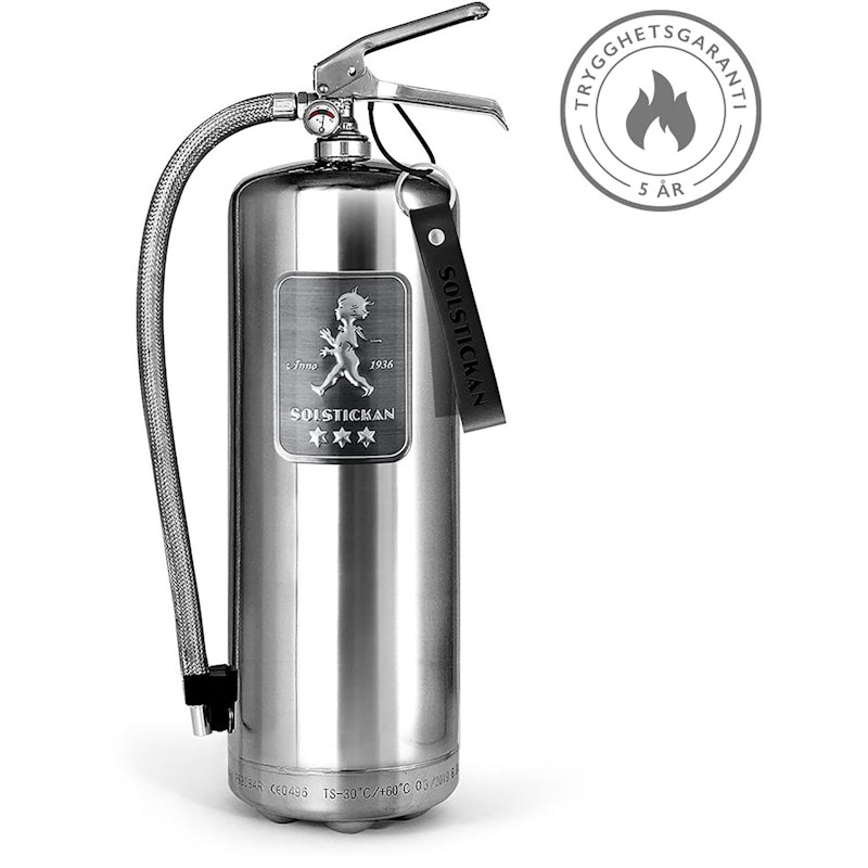 Solstickan Brandsläckare 6 kg, Steel Design Edition 