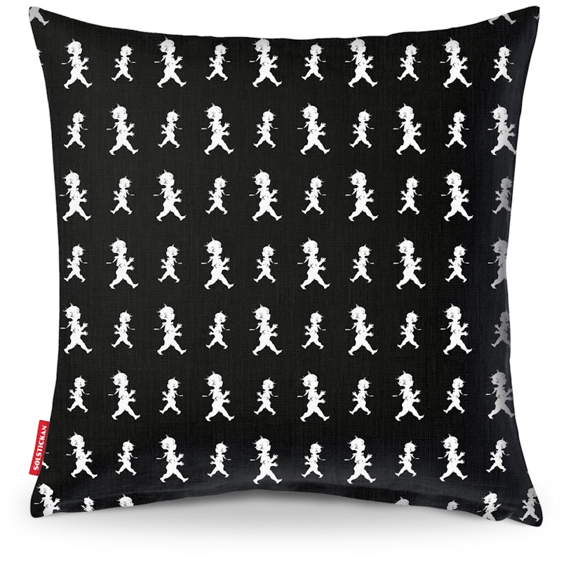 Solstickan Kuddfodral 50x50 cm, Svart