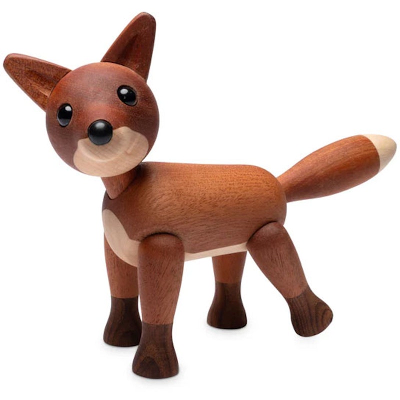 Foxy Träfigur Räv