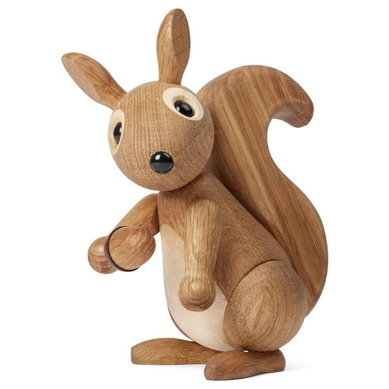 Honey Squirrel Träfigur 19 cm