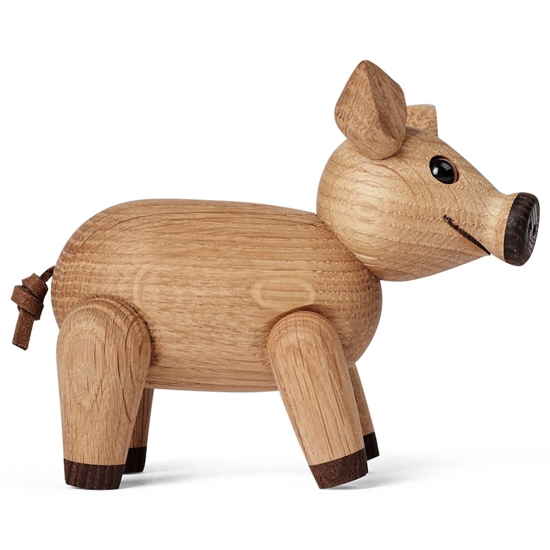 Percy Pig Träfigur 9 cm