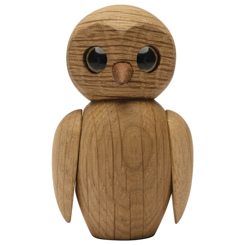 Wise Owl Träfigur 7 cm