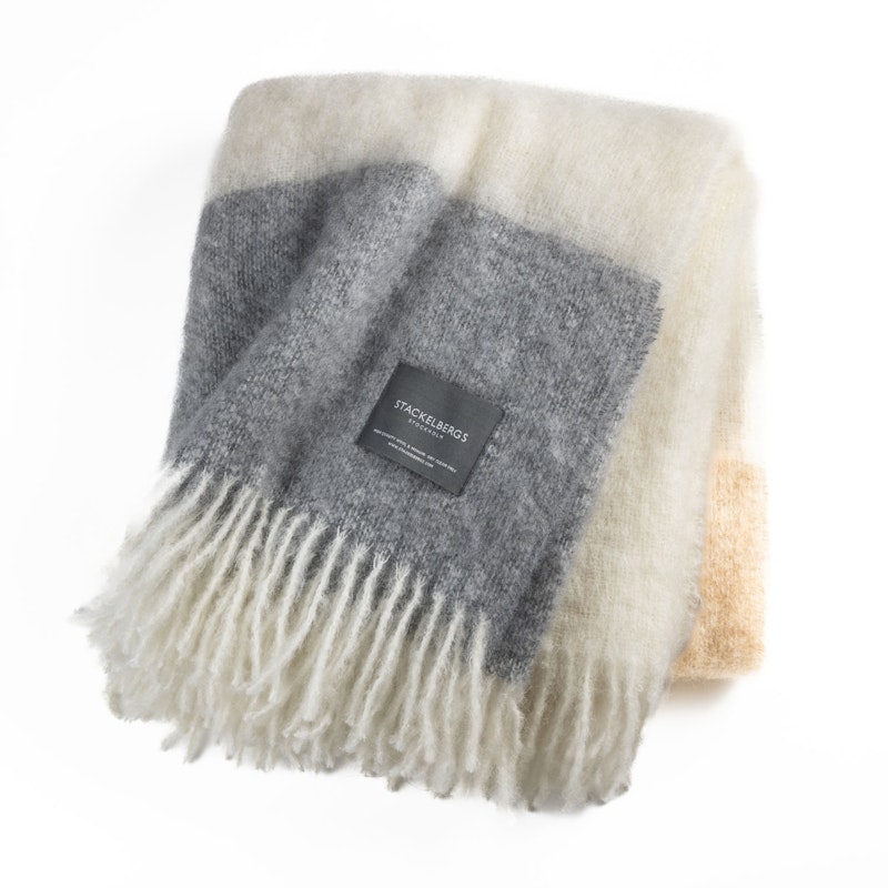Mohair Filt Rullad Frans 130x170 cm, Camel