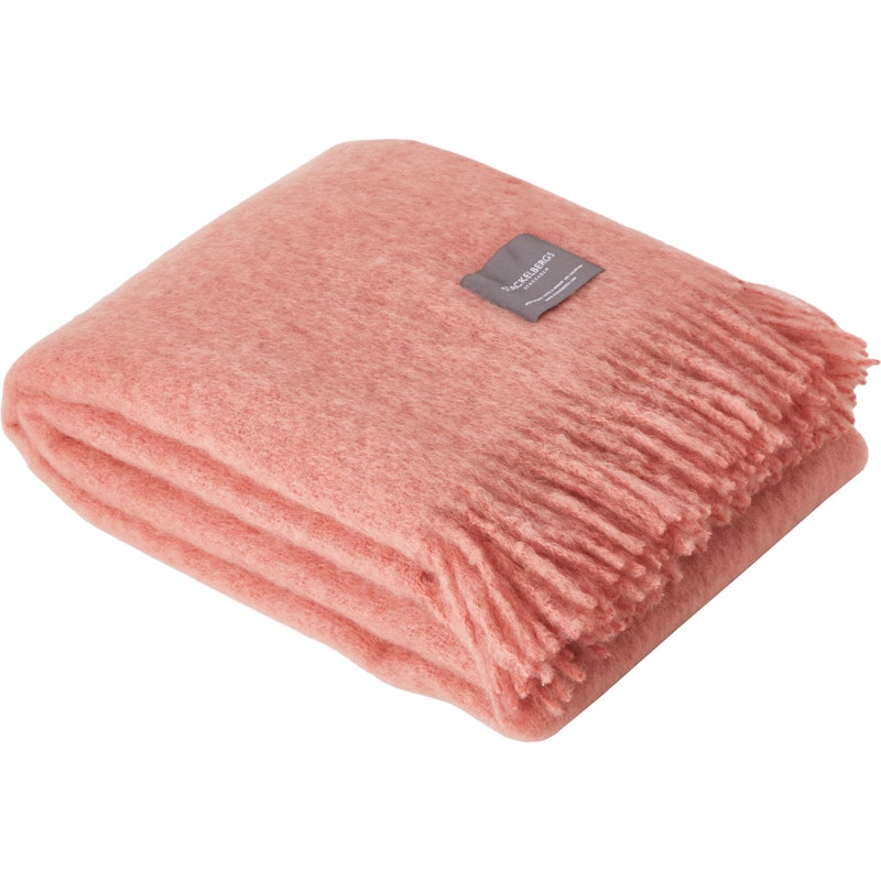 Mohair Filt Rullad Frans 130x170 cm, Antique Rose