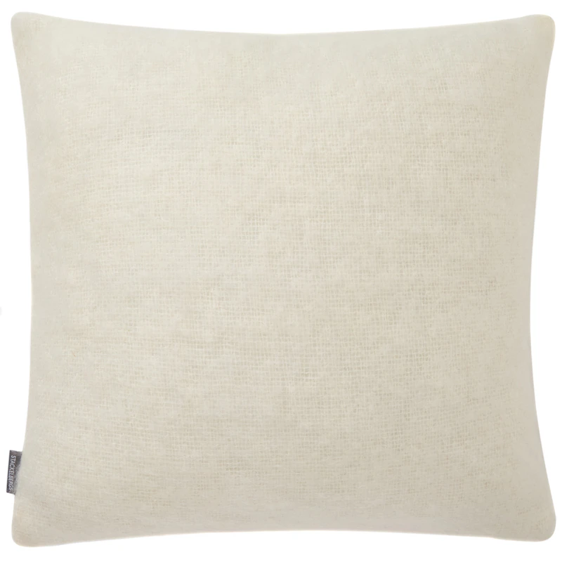 Mohair Kuddfodral 50x50 cm, Bright White