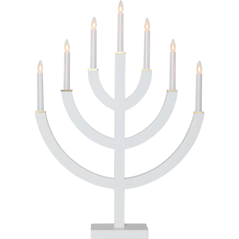 Anno 7 Ljusstake, Vit