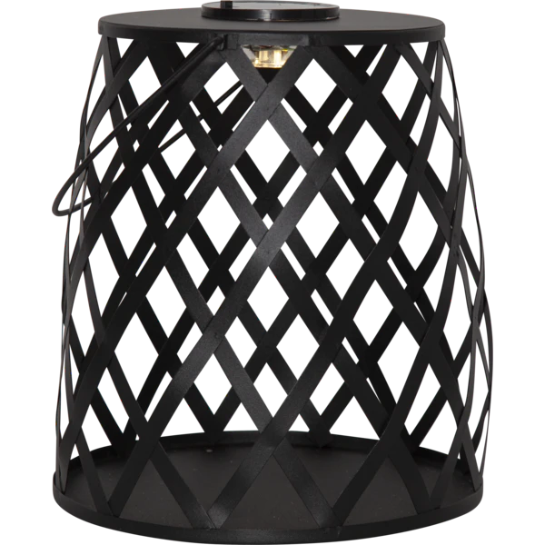 Star Trading Calabria Lykta Solcell 28 Cm - Solcellsbelysning Metall Svart - 481-85