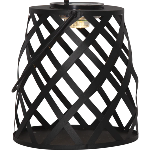 Star Trading Calabria Lykta Solcell 20 Cm - Solcellsbelysning Metall Svart - 481-84