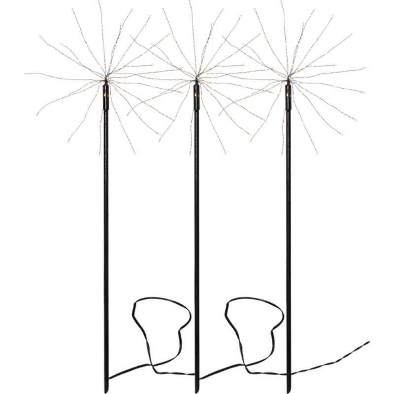 Firework Utomhuslampa, 3-pack