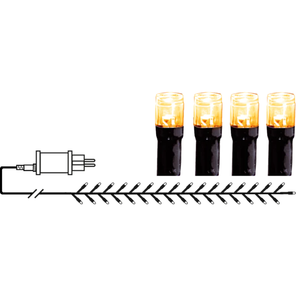 Star Trading Golden 180 Ljusslinga - Ljusslingor utomhus Golden - 594-16-1