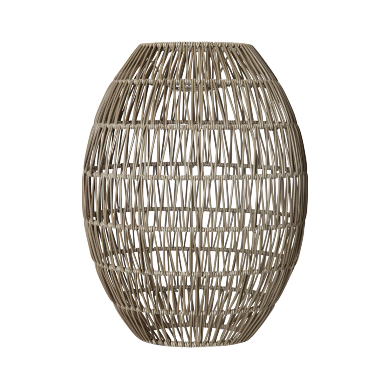 Star Trading Linde Lampskärm 40 Cm Gråbeige - Utomhusbelysning Rotting Beige - 092-07