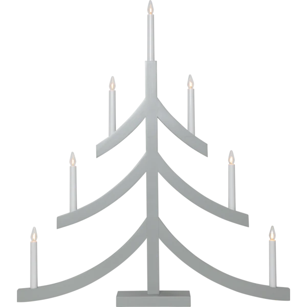 Star Trading Pagod Ljusstake Gr&aring; - Adventsljusstakar Tr&auml; Gr&aring; - 645-21