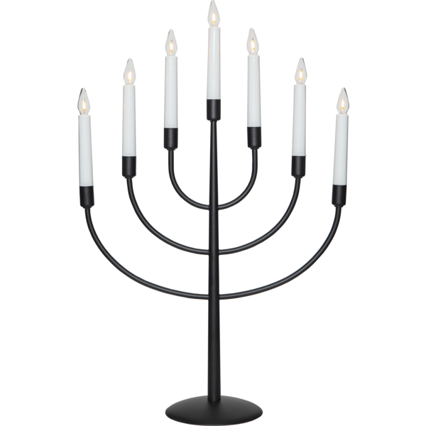 Star Trading Titus Ljusstake Svart - Adventsljusstakar Metall Svart - 102-52