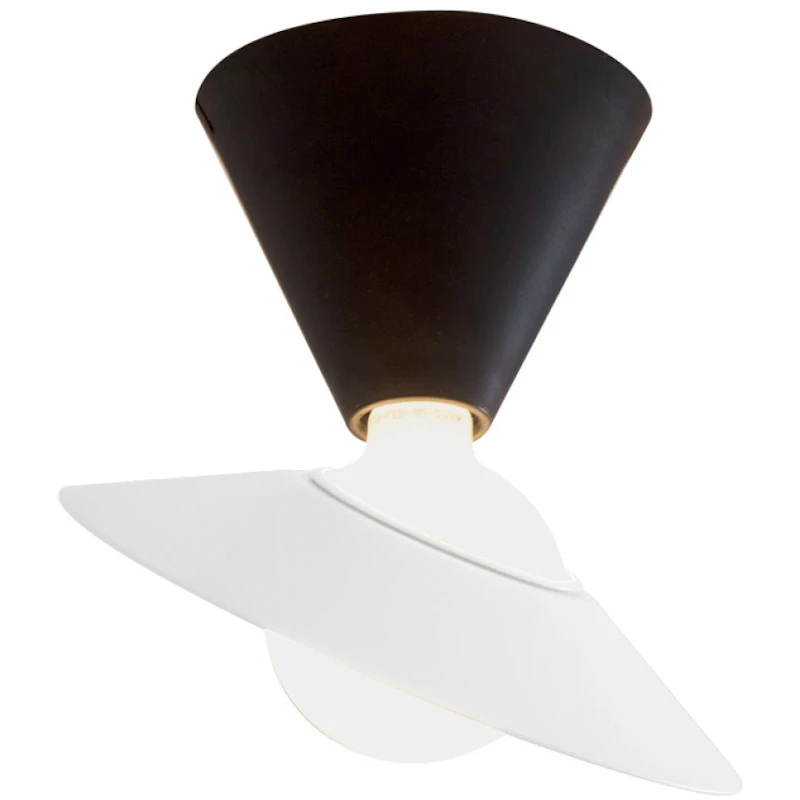 Fante Vägg-/Taklampa, Svart