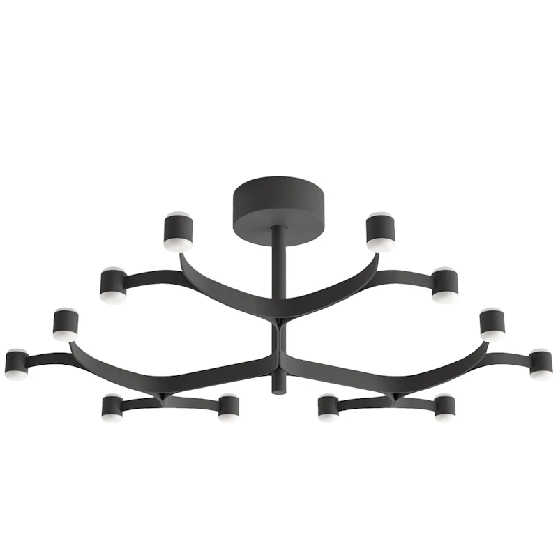 Fronda PHASE-CUT Plafond Ø83, Svart