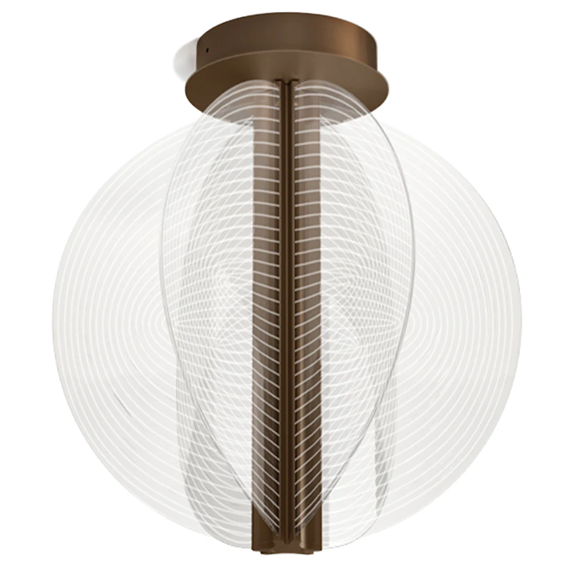Papylia Plafond Ø35, Dark Bronze