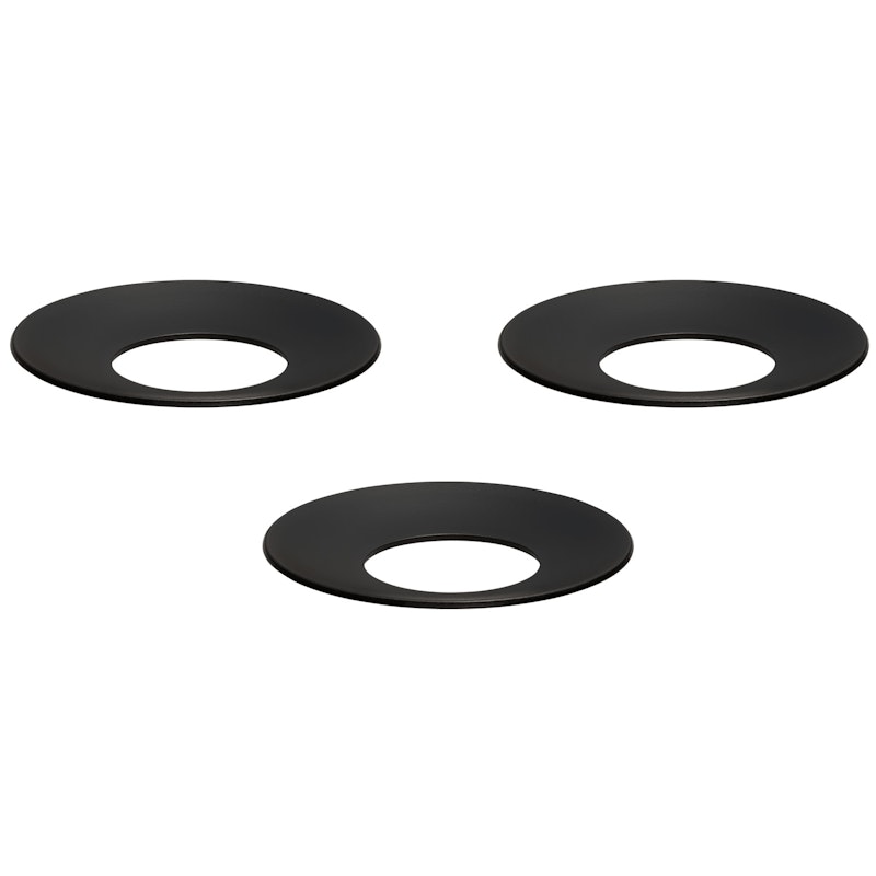 Ljusmanschett 3-pack, Svart