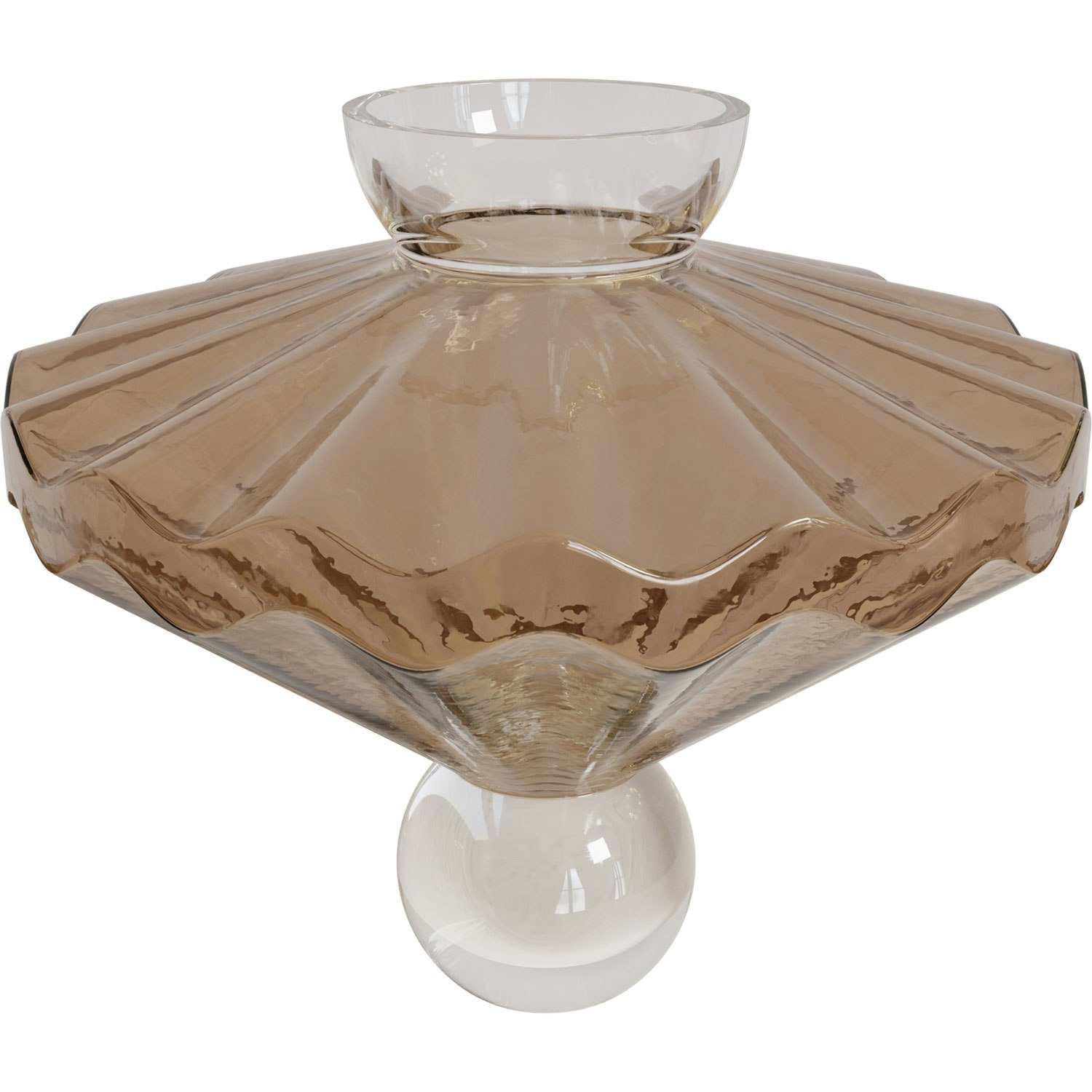 Stori Ballerina Vas 23 Cm Kaffe - Vaser Munbl&aring;st Glas Kaffe - 0010101