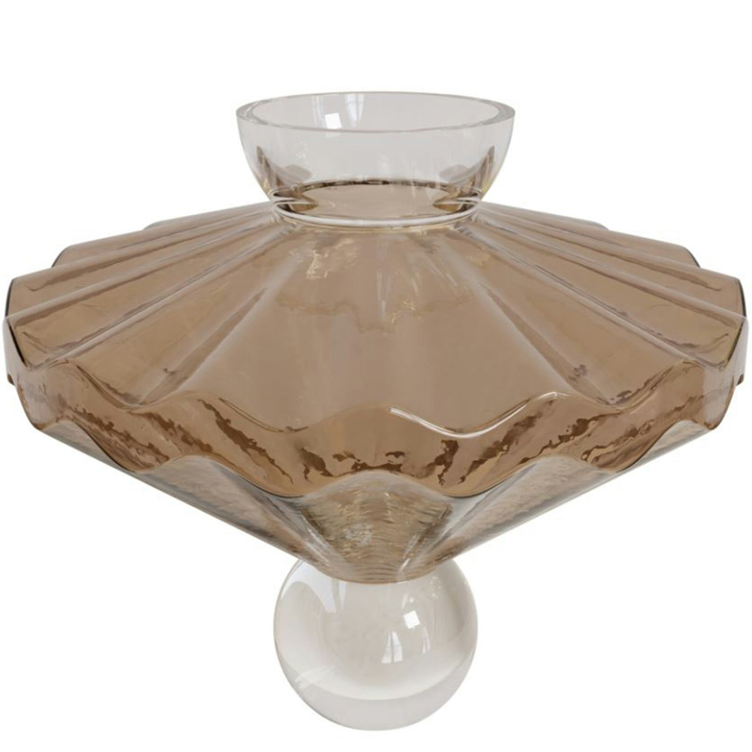 Stori Ballerina Vas 30 Cm Kaffe - Vaser Munbl&aring;st Glas Kaffe - BA-02-101