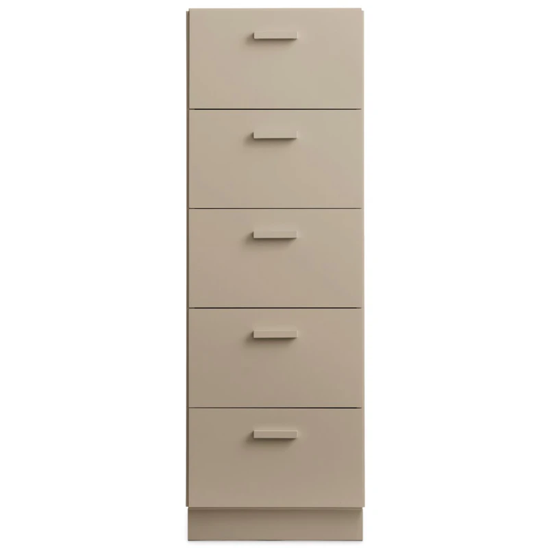 Relief Byrå Hög Med Sockel, Beige