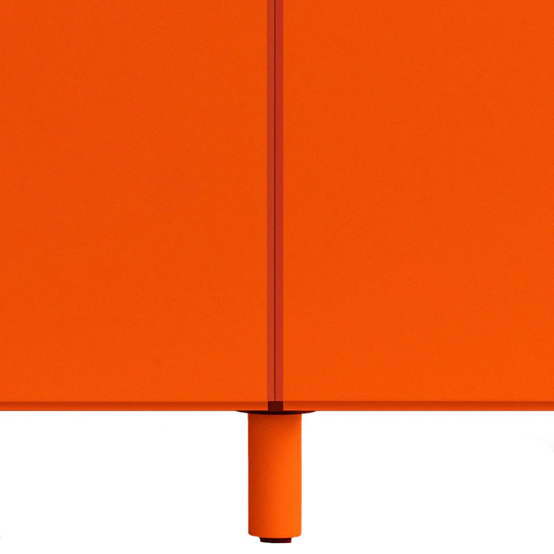 Relief Kopplingsfötter Till Byrå 2-pack, Orange