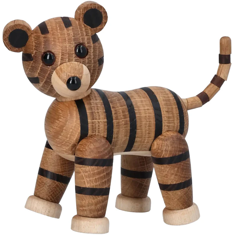 Shiva Träfigur Tiger, 12 cm