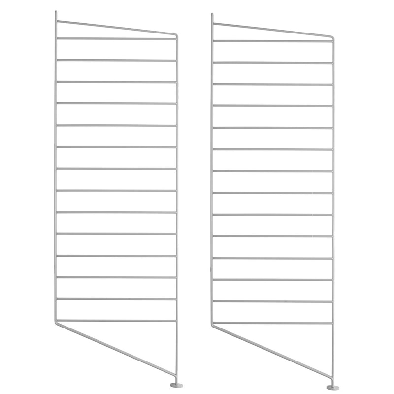 String Gavlar Golv 30x85 cm 2-pack, Grå