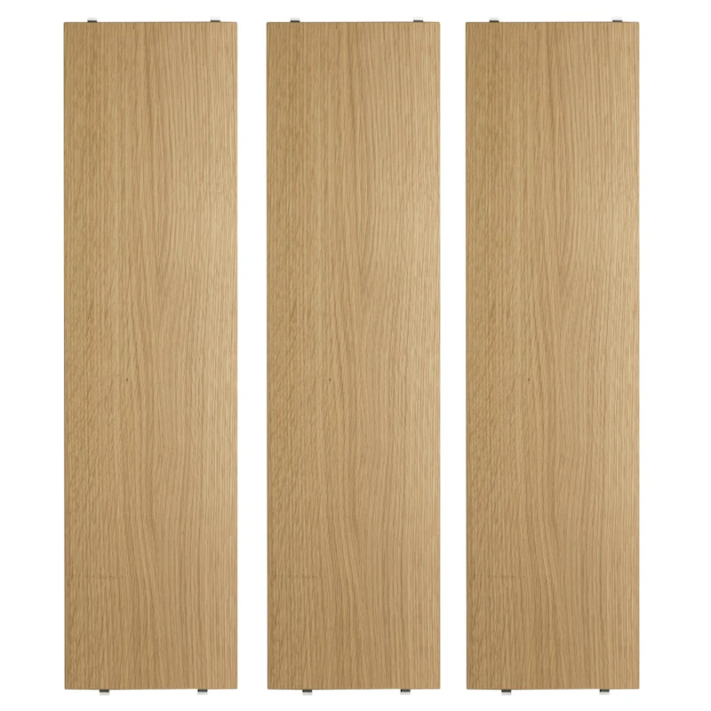 String Hyllplan 3-pack 78x20 cm, Ek