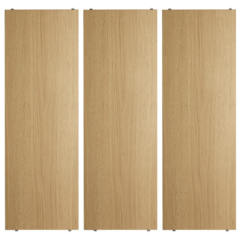 String Hyllplan 3-pack 78x30 cm, Ek