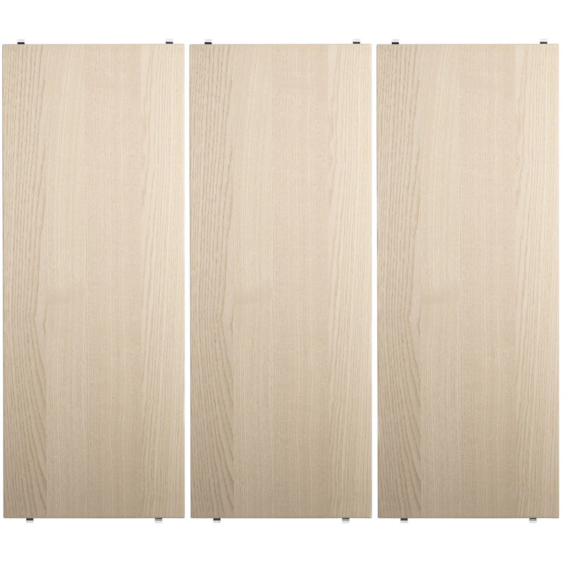 String Hyllplan 3-pack 78x30 cm, Ask