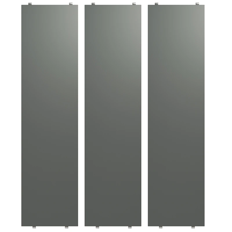 String Hyllplan 3-pack 78x20 cm, Mörkgrå