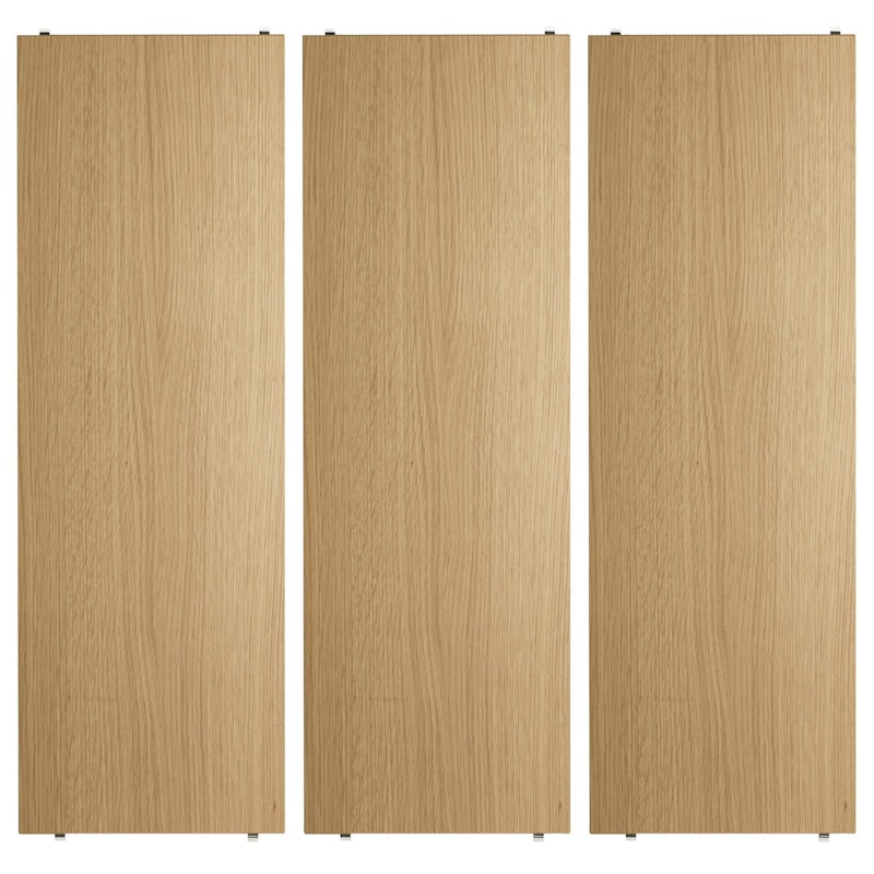 String Hyllplan 3-pack 78x30 cm, Ek