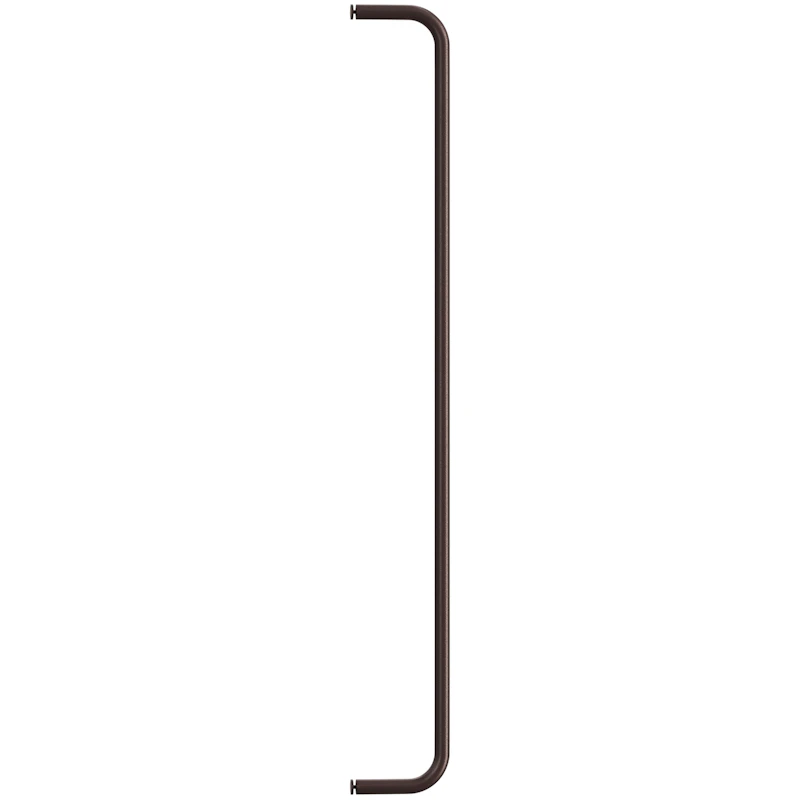String Stång Till Metallhyllplan 78 cm, Mörkbrun
