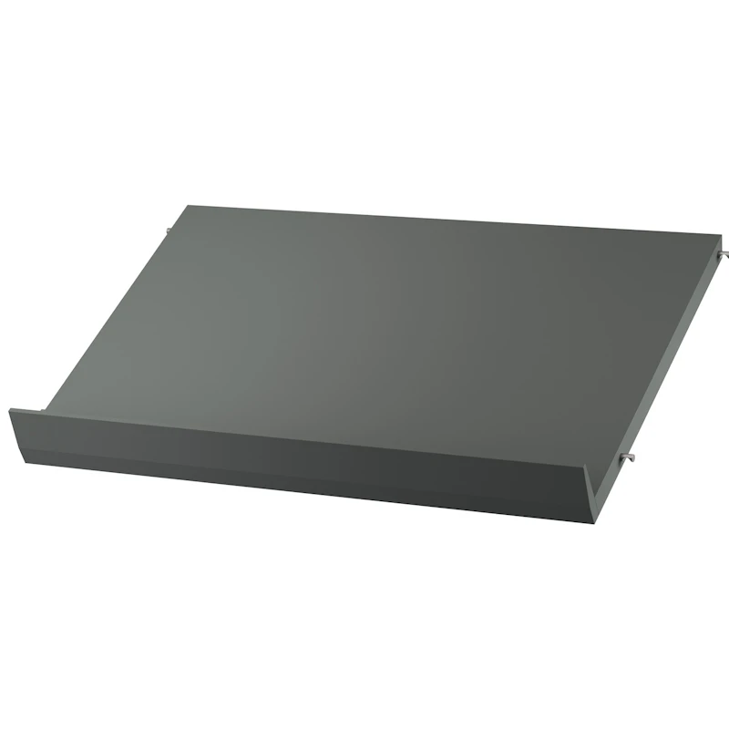 String Tidningshylla 58x30 cm, Mörkgrå