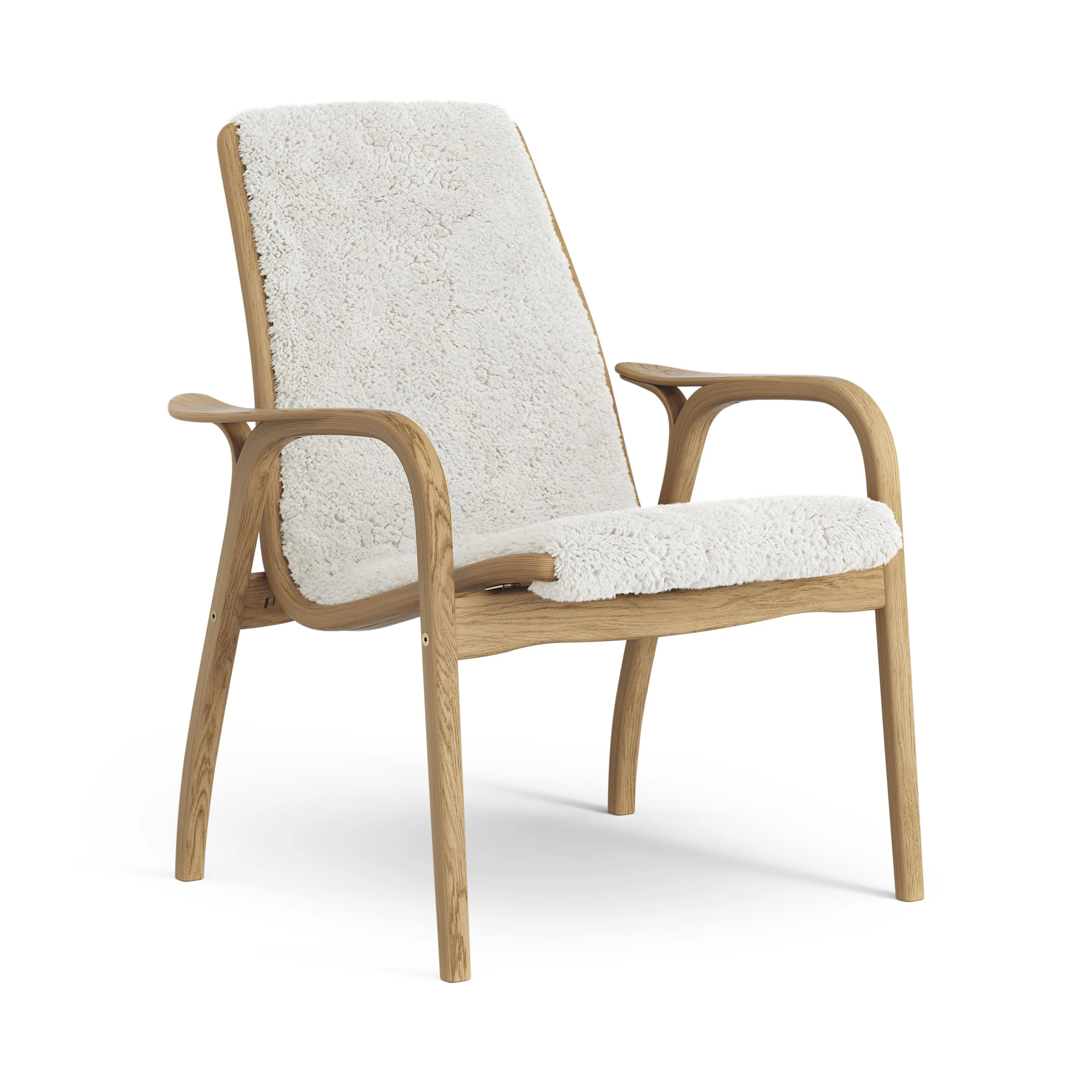 Swedese Laminett F&aring;t&ouml;lj Oljad Ek / Off-white - F&aring;t&ouml;ljer F&aring;rskinn Off-White - 23101/E2251