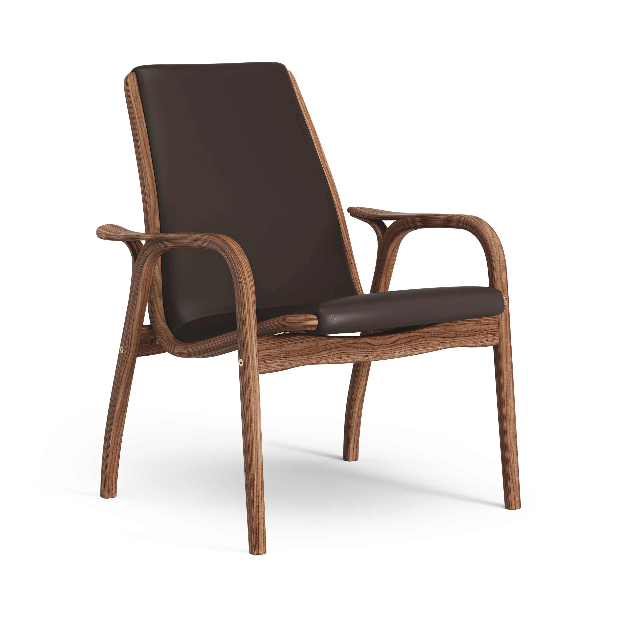 Swedese Laminett F&aring;t&ouml;lj Lackerad Valn&ouml;t / M&ouml;rkbrun - F&aring;t&ouml;ljer L&auml;der M&ouml;rkbrun - 23101/V1980/ELMSOF93129