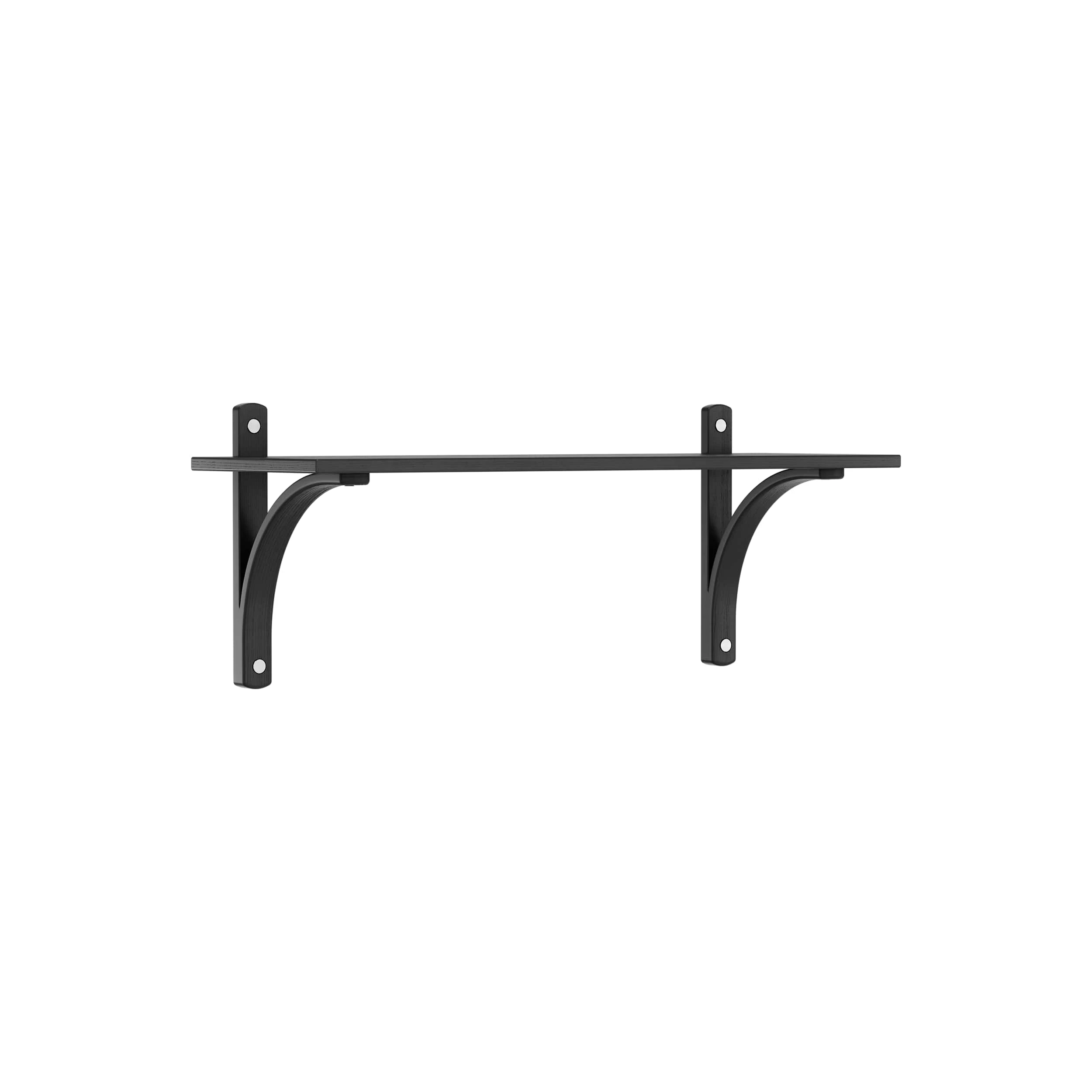 Swedese Levi V&auml;gghylla 90 Cm Liten Aluminium / Svartbetsad - V&auml;gghyllor Ask Svartlaserad - 20923/AF81