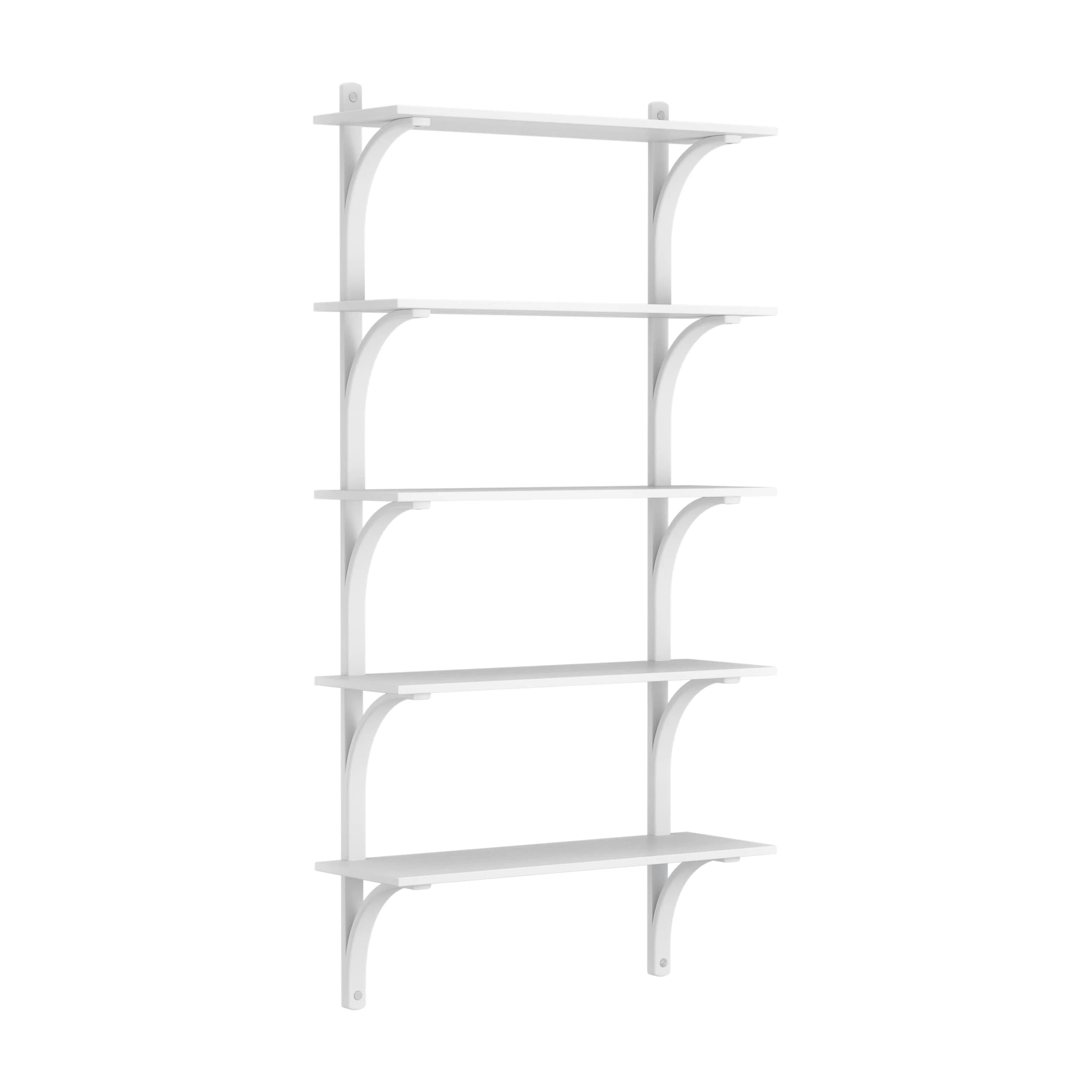 Swedese Levi V&auml;gghylla 90 Cm Stor Aluminium / Vitlaserad - V&auml;gghyllor Ask Vitlaserad - 20925/AH81