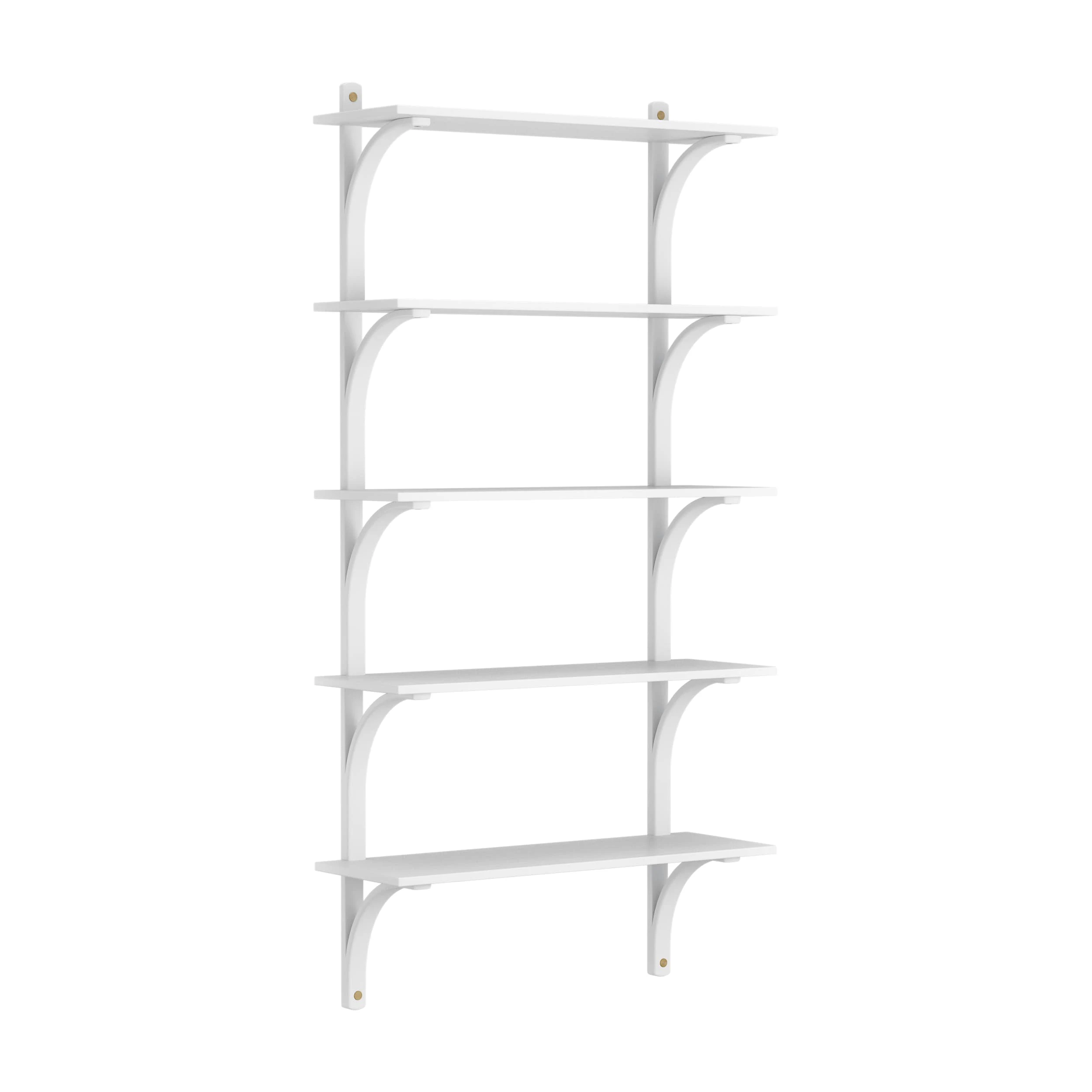 Swedese Levi V&auml;gghylla 90 Cm Stor M&auml;ssing / Vitlaserad - V&auml;gghyllor Ask Vitlaserad - 20925/AH80