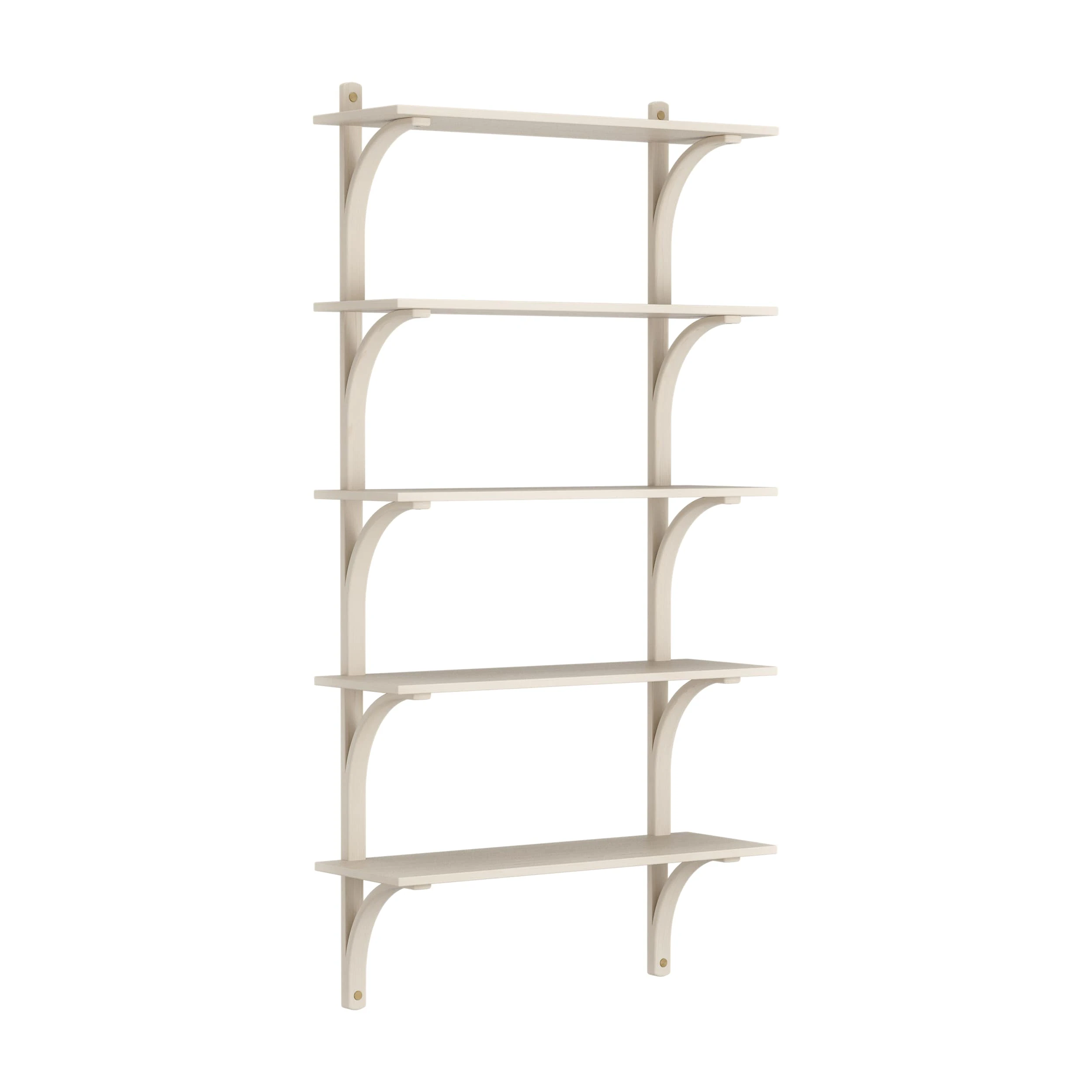 Swedese Levi V&auml;gghylla 90 Cm Stor M&auml;ssing / Vitpigmenterad - V&auml;gghyllor Ask Vitpigmenterad Ask - 20925/A380