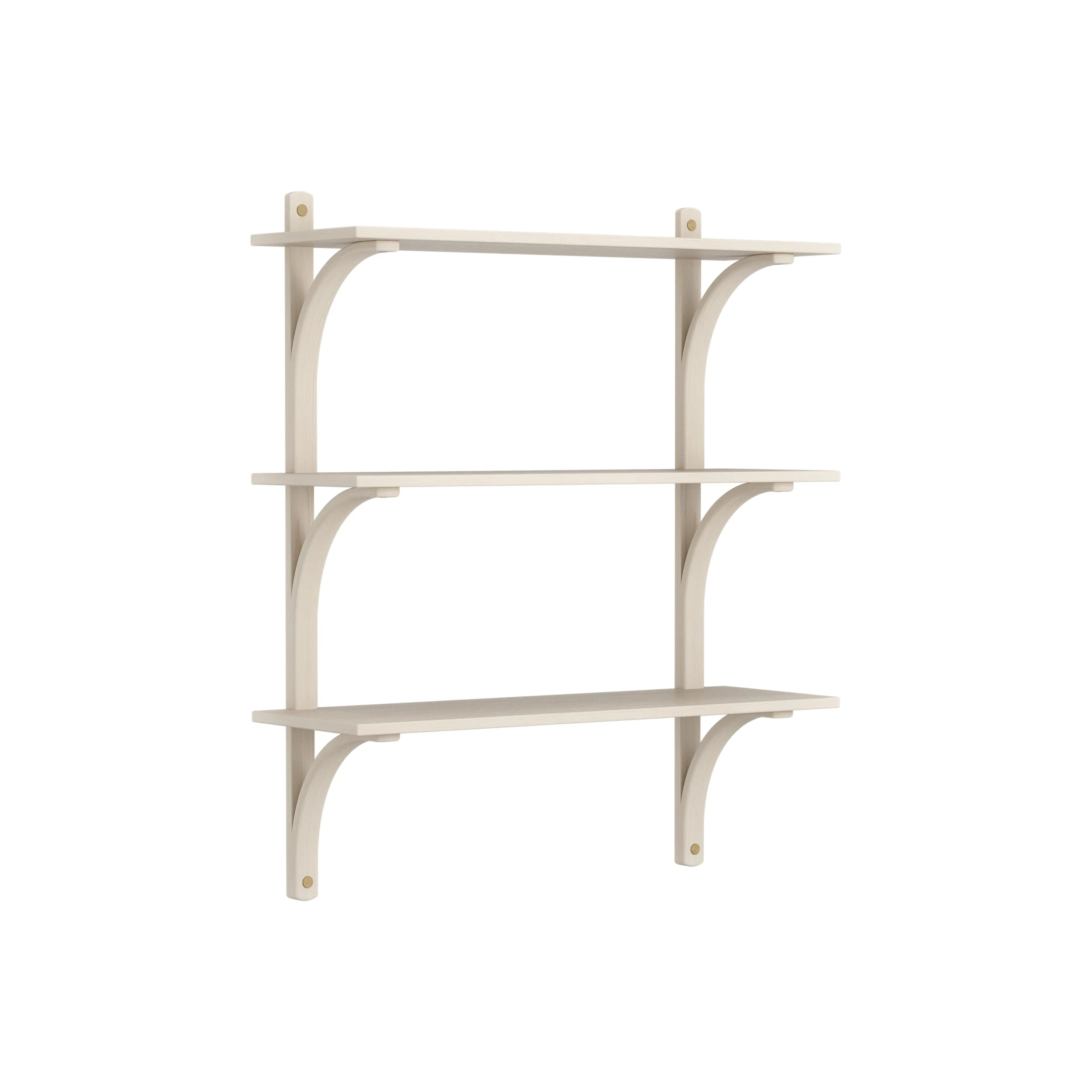 Swedese Levi V&auml;gghylla 90 Cm Medium Aluminium / Naturlack - V&auml;gghyllor Ek Naturlack - 20924/A380