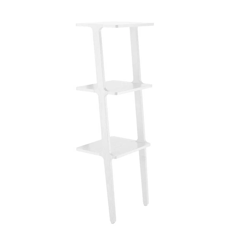 Libri Hylla 114 cm, Vitlaserad Ask 