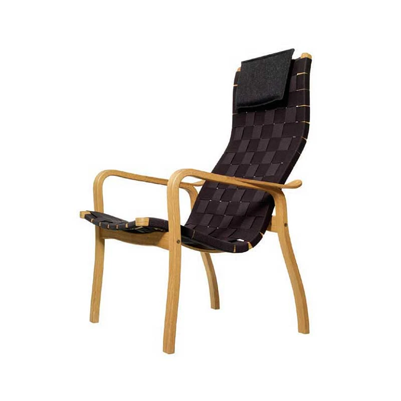 Swedese Primo F&aring;t&ouml;lj H&ouml;g Rygg Oljad /sadelgjord Svart - F&aring;t&ouml;ljer Ek Svart - 23203/E2025902