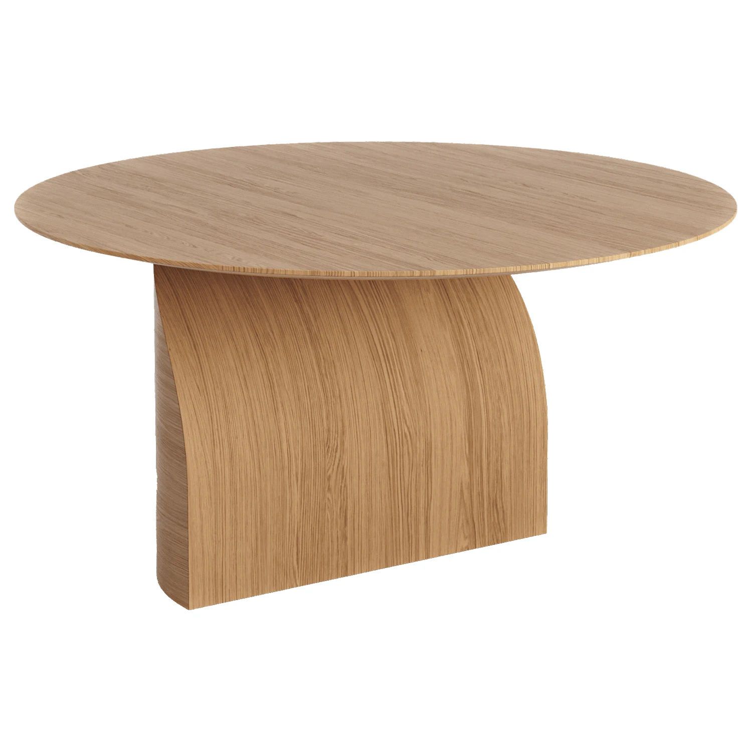 Swedese Savoa Soffbord &Oslash;84 Cm Oljad - Soffbord Ek Oljad Ek - 22227/E2E2